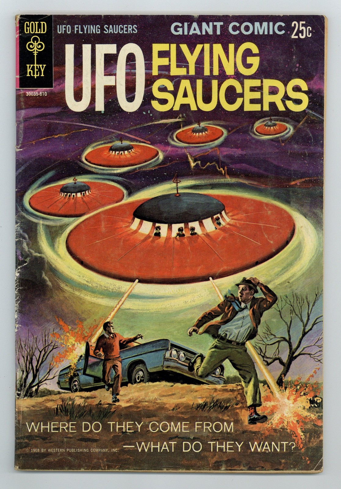 UFO Flying Saucers #1 VG- 3.5 1968 Gold Key