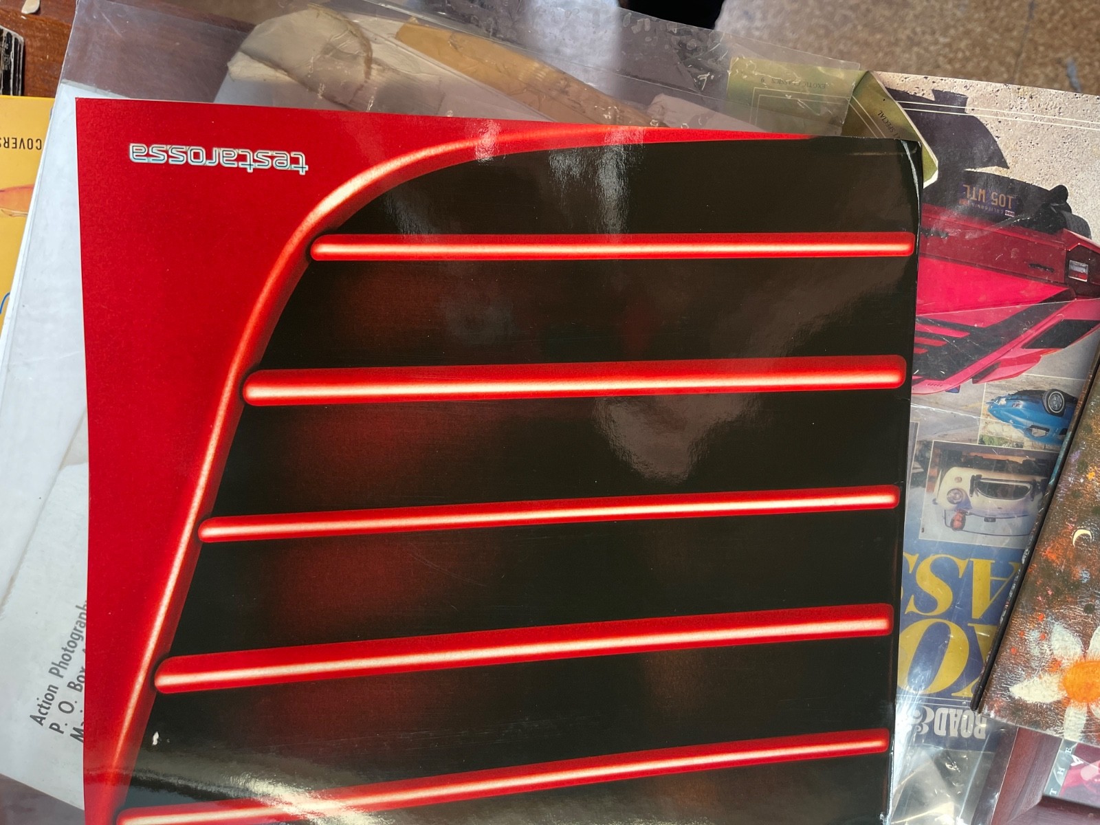 NOS 1984 Ferrari Testarosa sles brochures