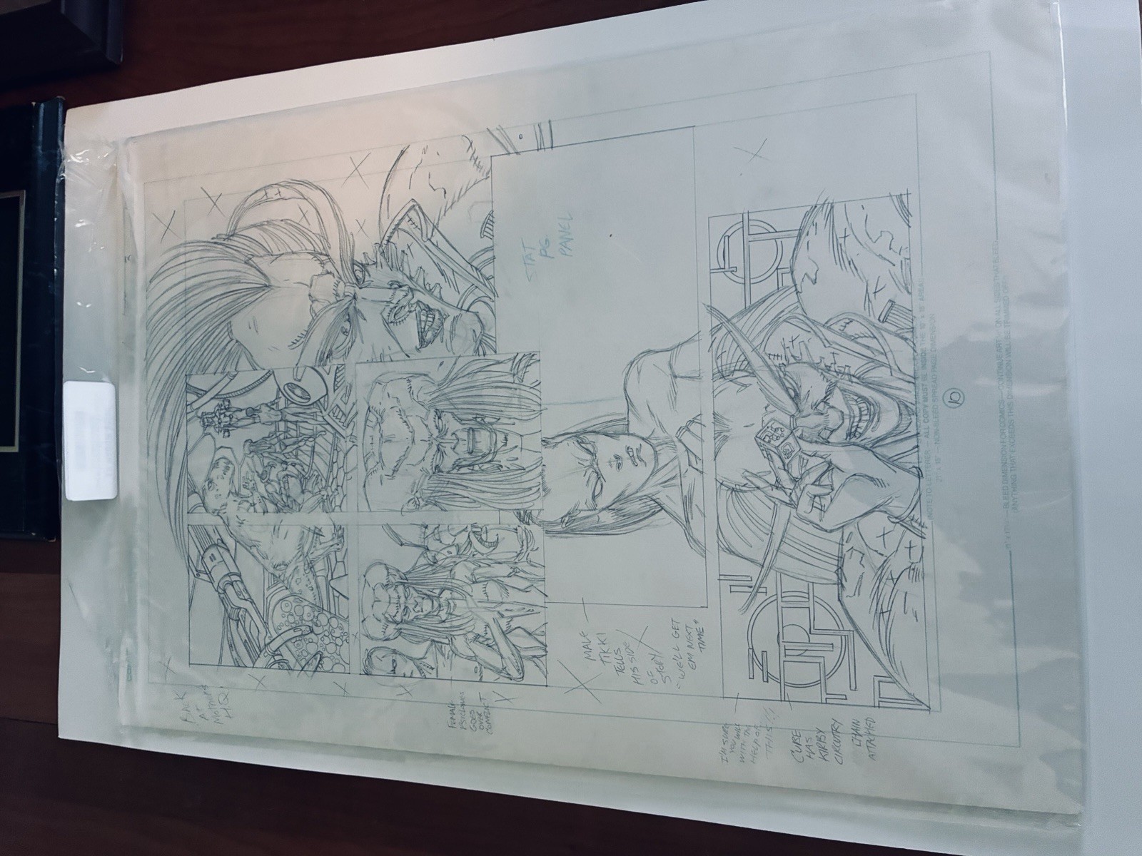 ORIG. ART For Atomic Clones Issue 3 , Page 10 By PARIS CULLINS “UNRELEASED ART” ORIG. ART For Atomic Clones Issue 3 , Page 10 By PARIS CULLINS “UNRELEASED ART”