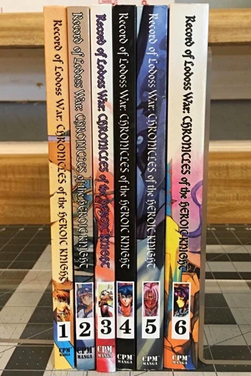 Record of Lodoss War: Chronicles of the Heroic Knight Manga Vol 1-6 Complete Set