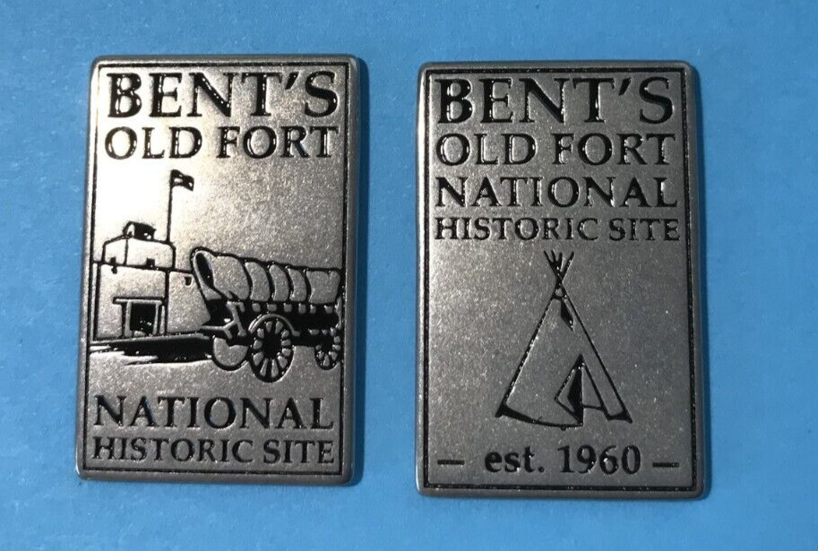 Bent's Old Fort Conestoga Rectangle Token Bent's Old Fort Conestoga Rectangle Token