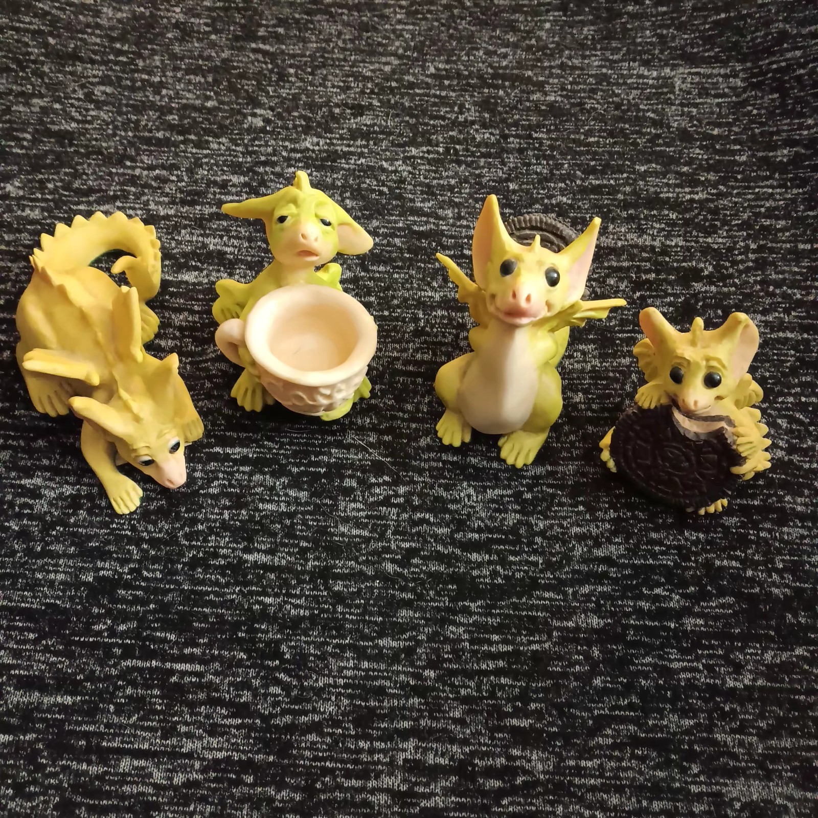 Whimsical World Of Pocket Dragons PACK OF 4 (Pre-Owned) 1989 by Real Musgrave