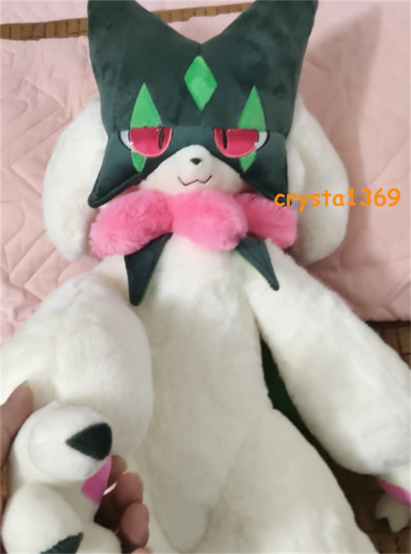 STOCK 80cm Cute Meowscarada Large Plush Doll Pillow Refined Ver Stuffed Toy Gift