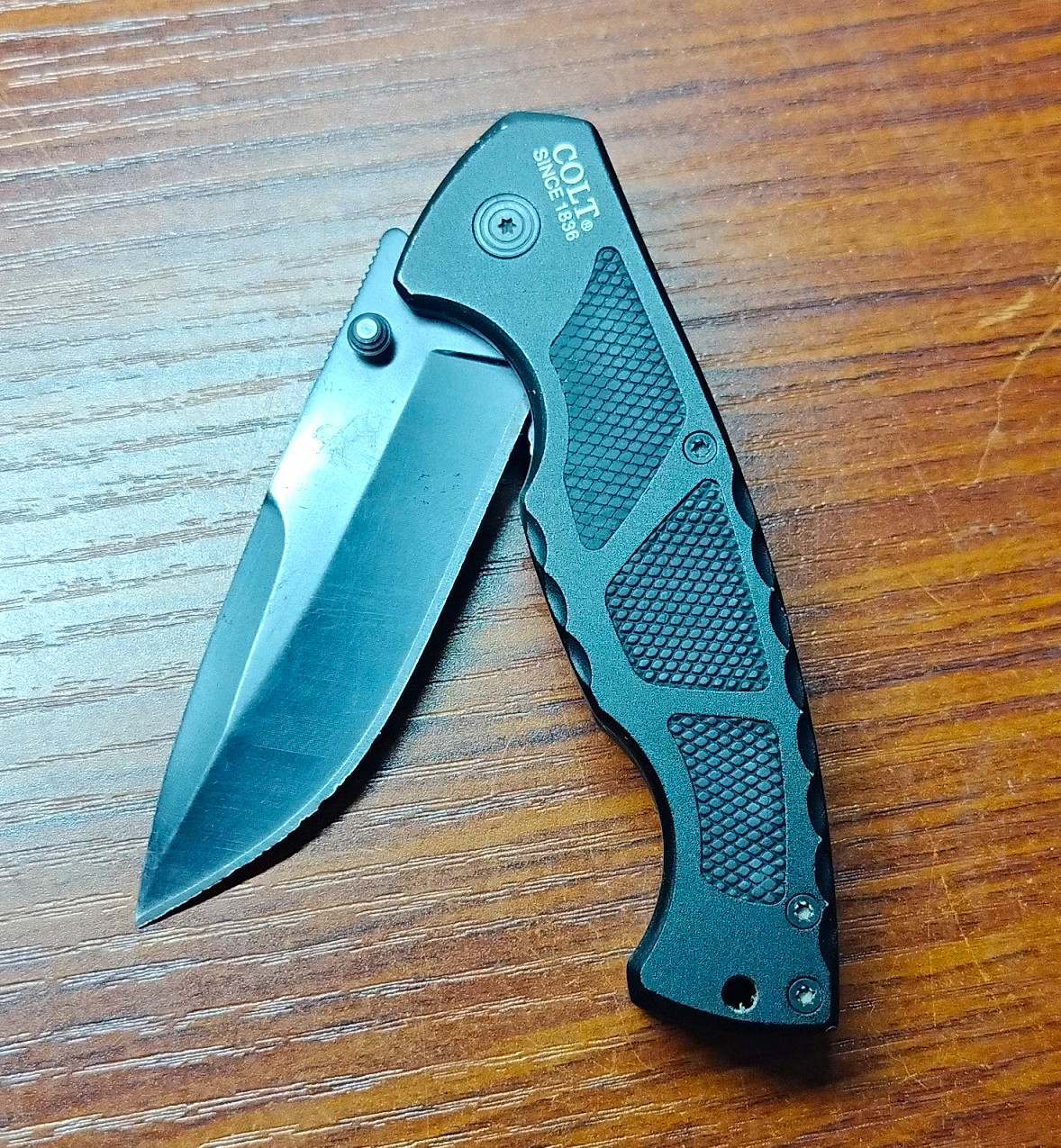 Colt CT295 Tactical Assisted-Open Pocketknife Plain Edge Drop Point Black Colt CT295 Tactical Assisted-Open Pocketknife Plain Edge Drop Point Black