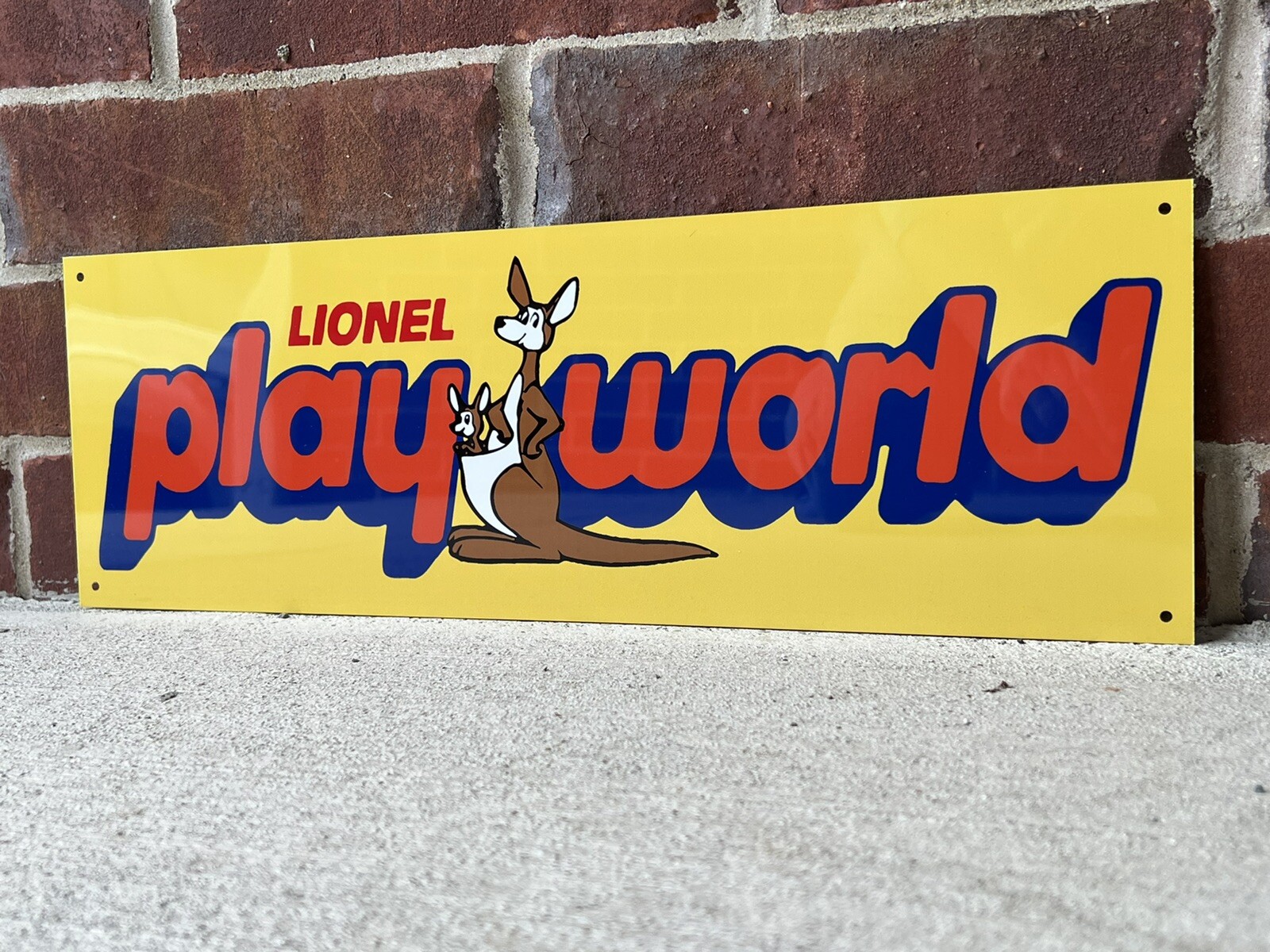 Lionel Play World  Toys Metal Sign 18 Inch Reproduction Kids Decor