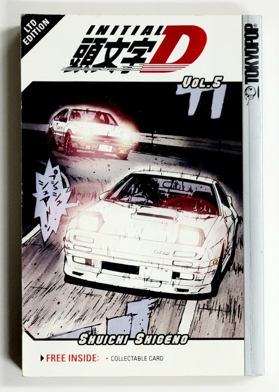 Initial D Vol 5 Manga Limited Ed. INCLUDES Card 1st Print 2003 Shuichi Shigeno