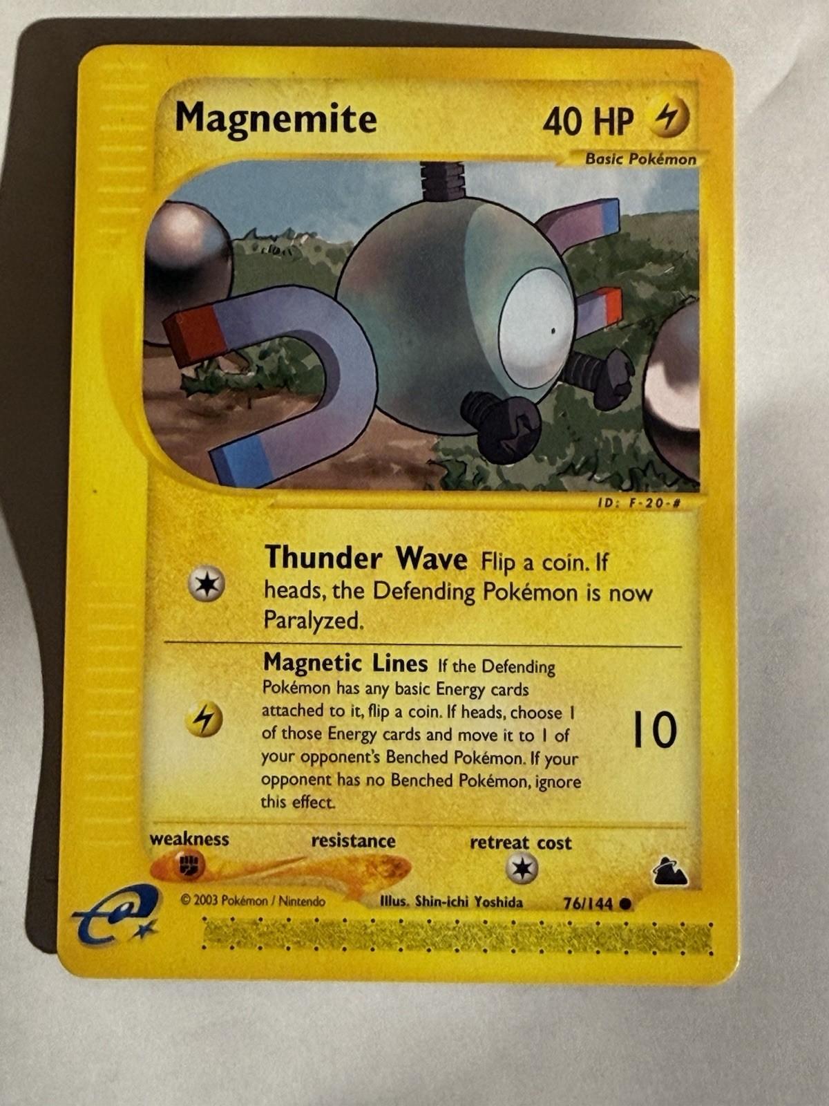 Magnemite 76/144 Pokemon TCG Skyridge Wonderful Condition WOTC Year 2003 nonholo