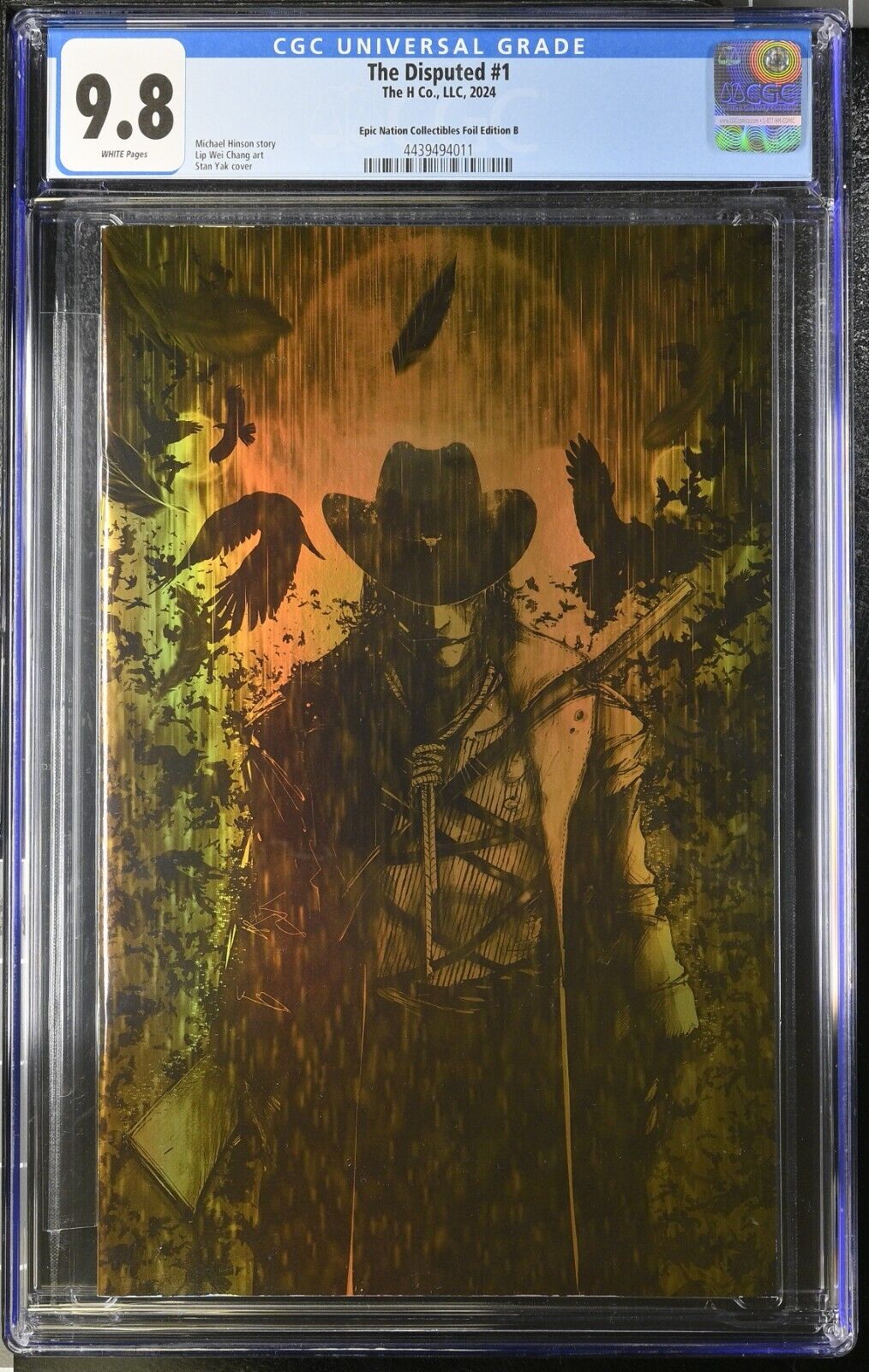 Crow: Disputed #1 Stan Yak Exclusive Gold Foil Variant Cover CGC 9.8 EpicNation