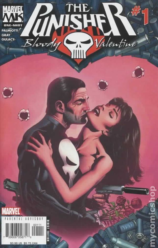 Punisher Bloody Valentine #1 VF 2006 Stock Image