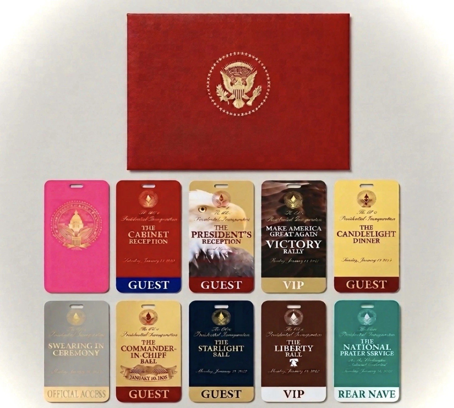 RARE Authentic 2025 President Donald Trump $1 Million Inauguration VIP Package