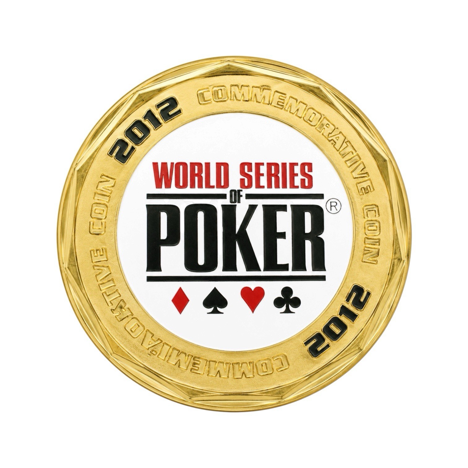 RARE 2012 WSOP Tournament Commemorative Coin World Series Of Poker Collectible