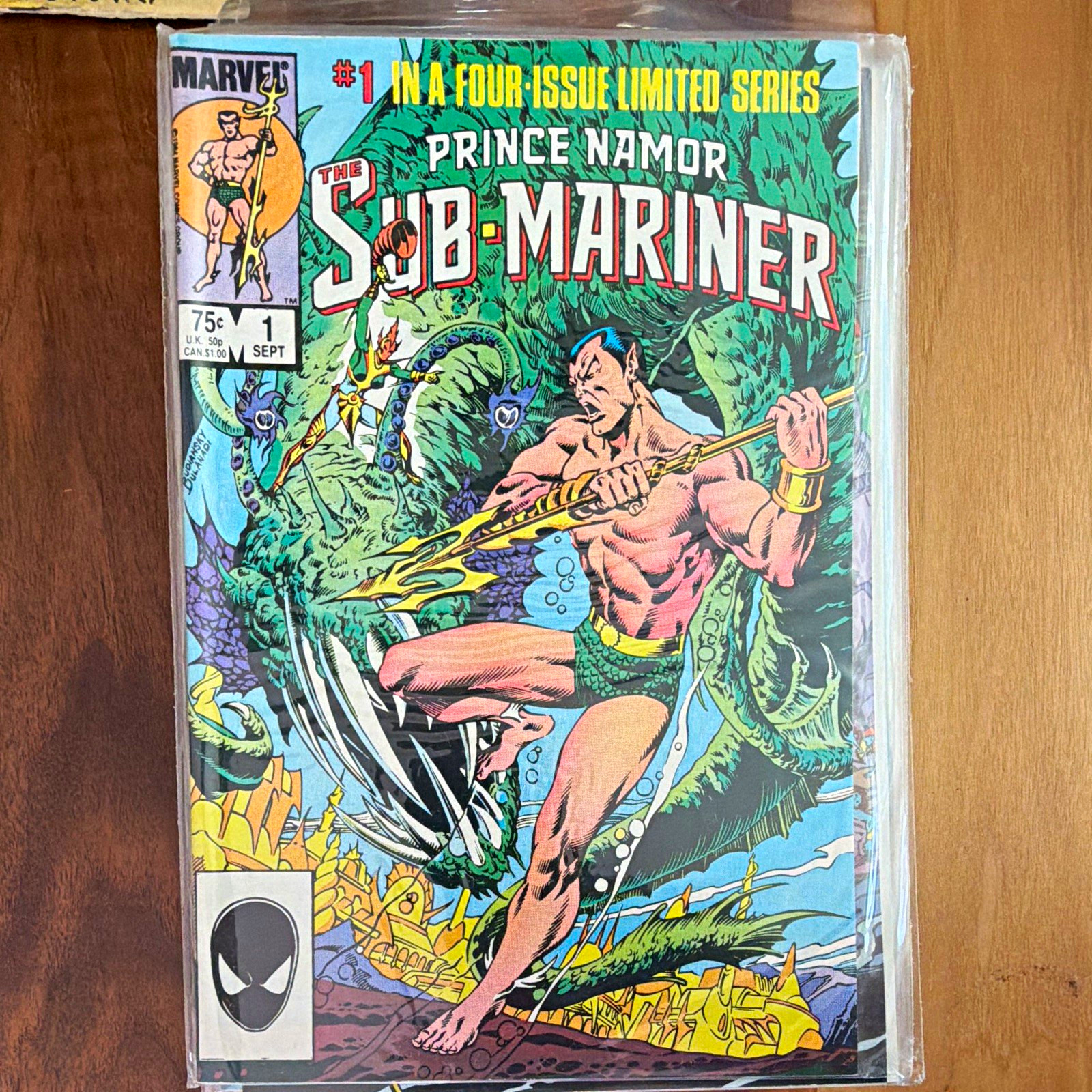 Marvel Prince Namor the Sub-Mariner #1-4 1984 Limited Series Comic Lot