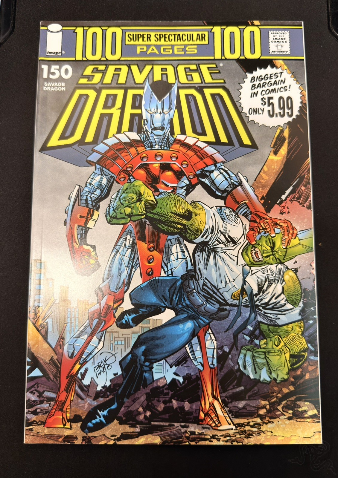 Savage Dragon #150 1st print 1st app second Overlord low print run VF/NM