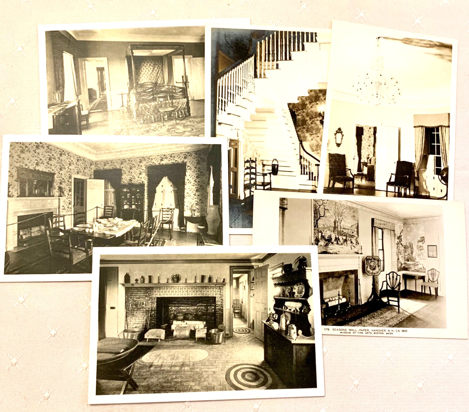 MONTPELIER 6 REAL PHOTO POSTCARDs THOMASTON ME MAINE 1930s RPPC