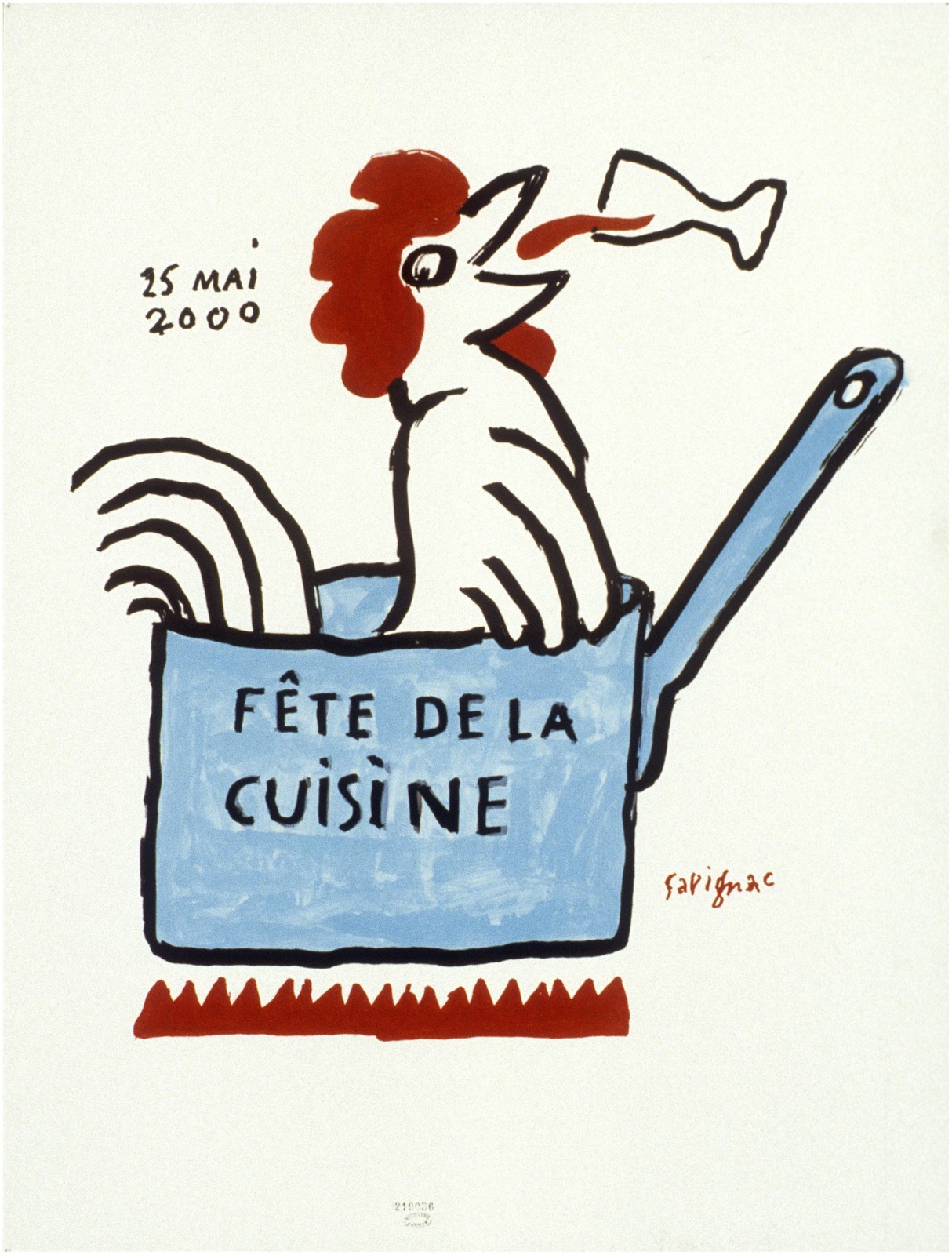 Vintage 1950s Raymond Savignac Soup Ad Poster 🍜 - 24x36”