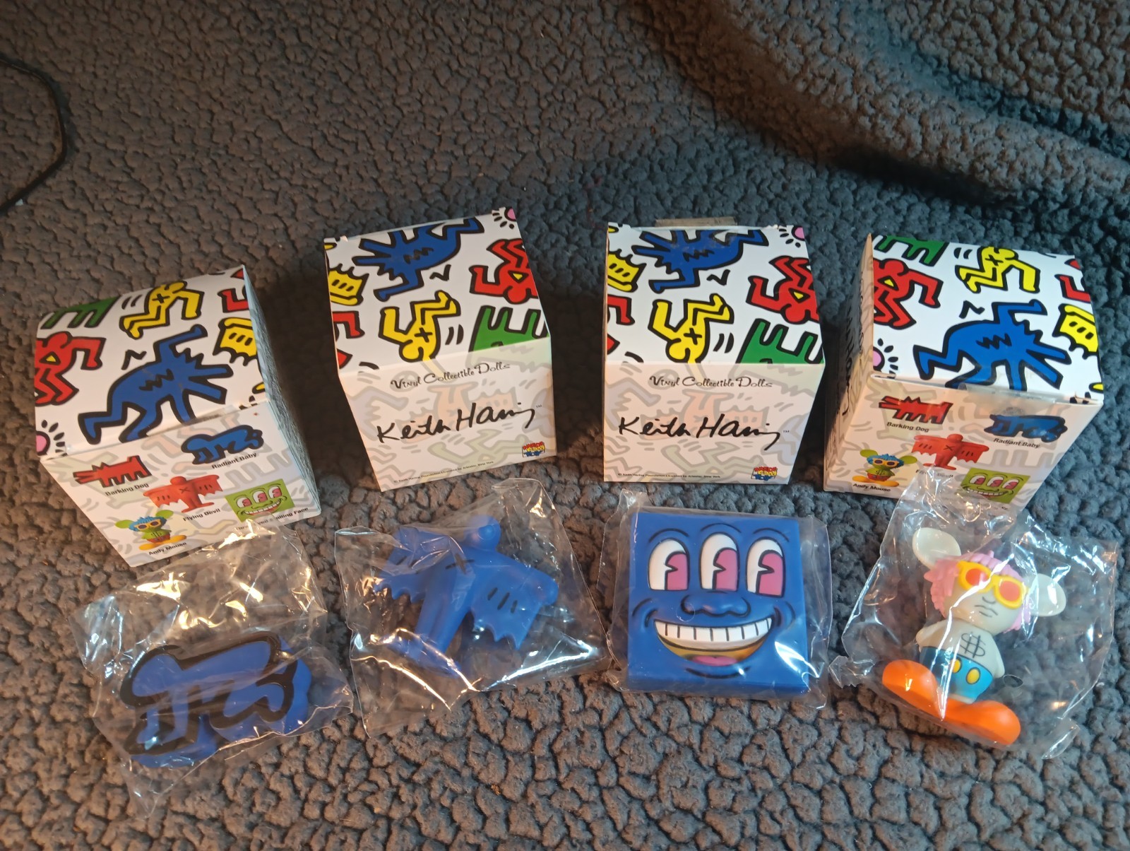 Medicom Toy VCD Keith Haring Set Of 4