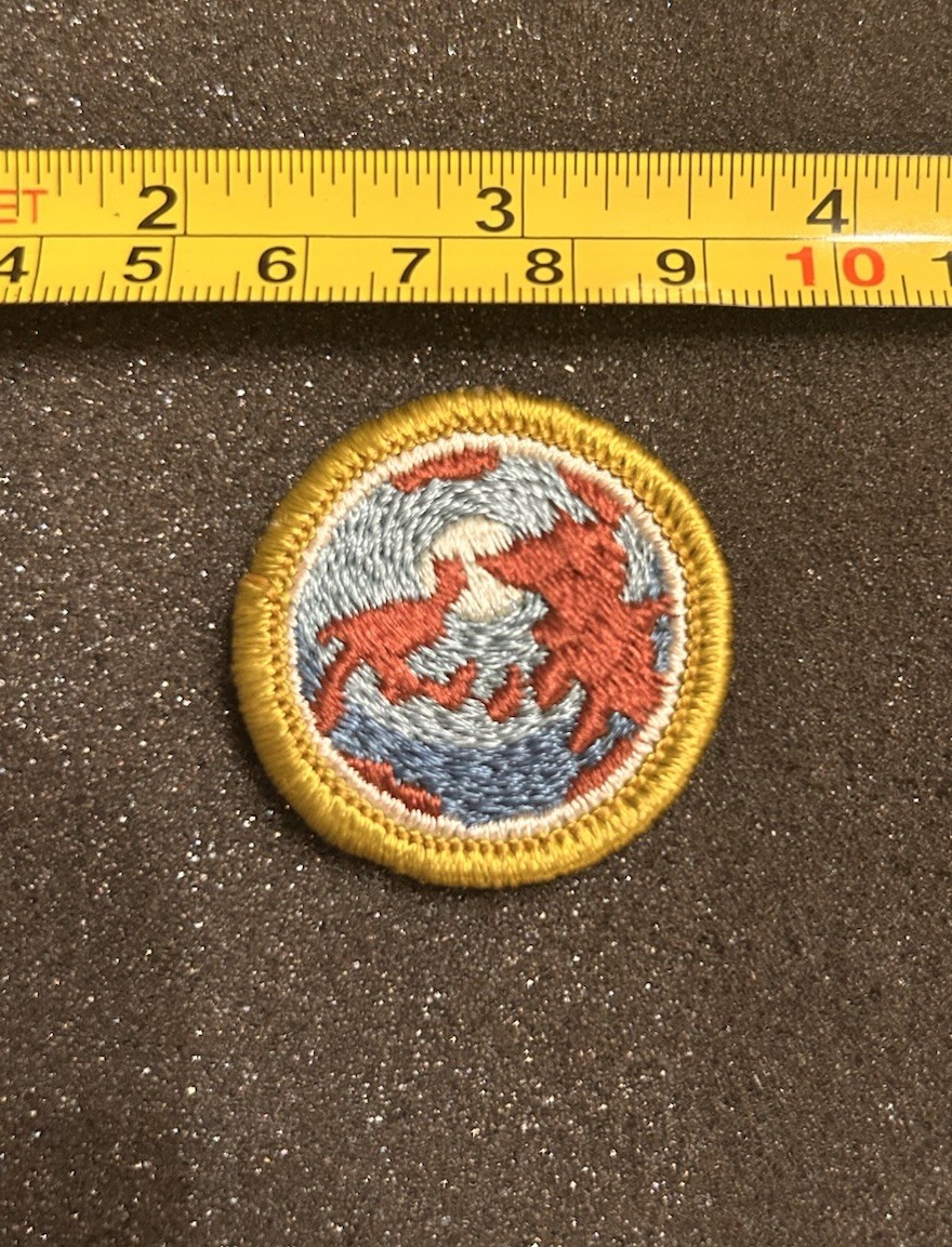 Vintage Retired Boy Scouts of America (BSA) World Brotherhood Merit Badge