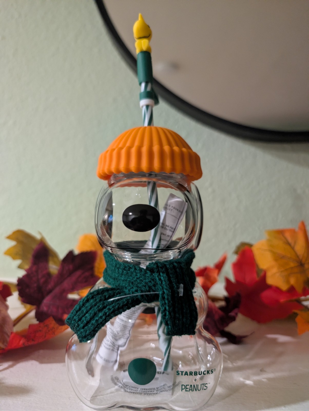 Brand New 100% Authentic  Glass Starbucks Snoopy Halloween Cup 2026 USA