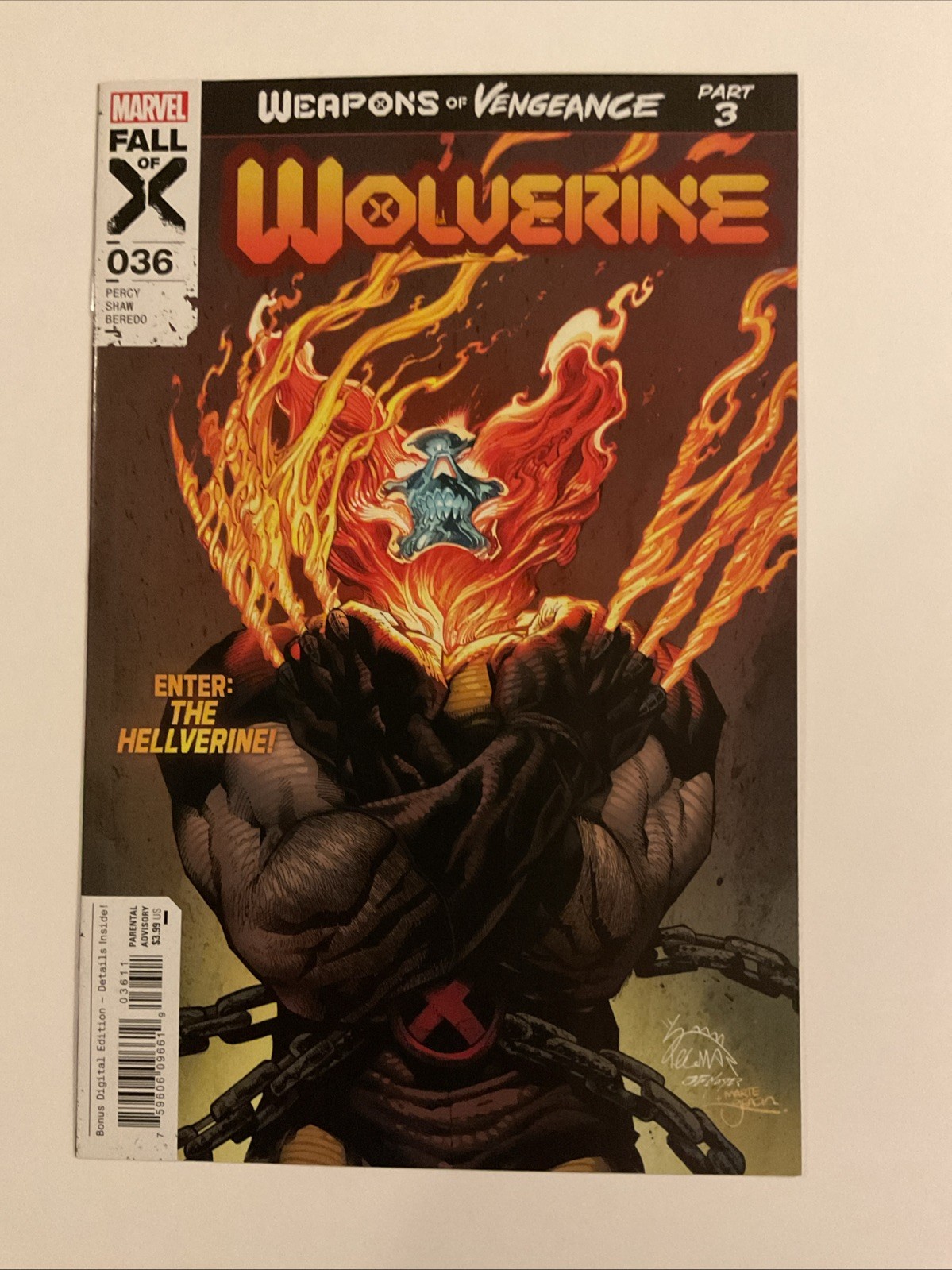 Wolverine #36 2023 1st Print 1st Appearance of Hellverine Weapons of Vengeance 