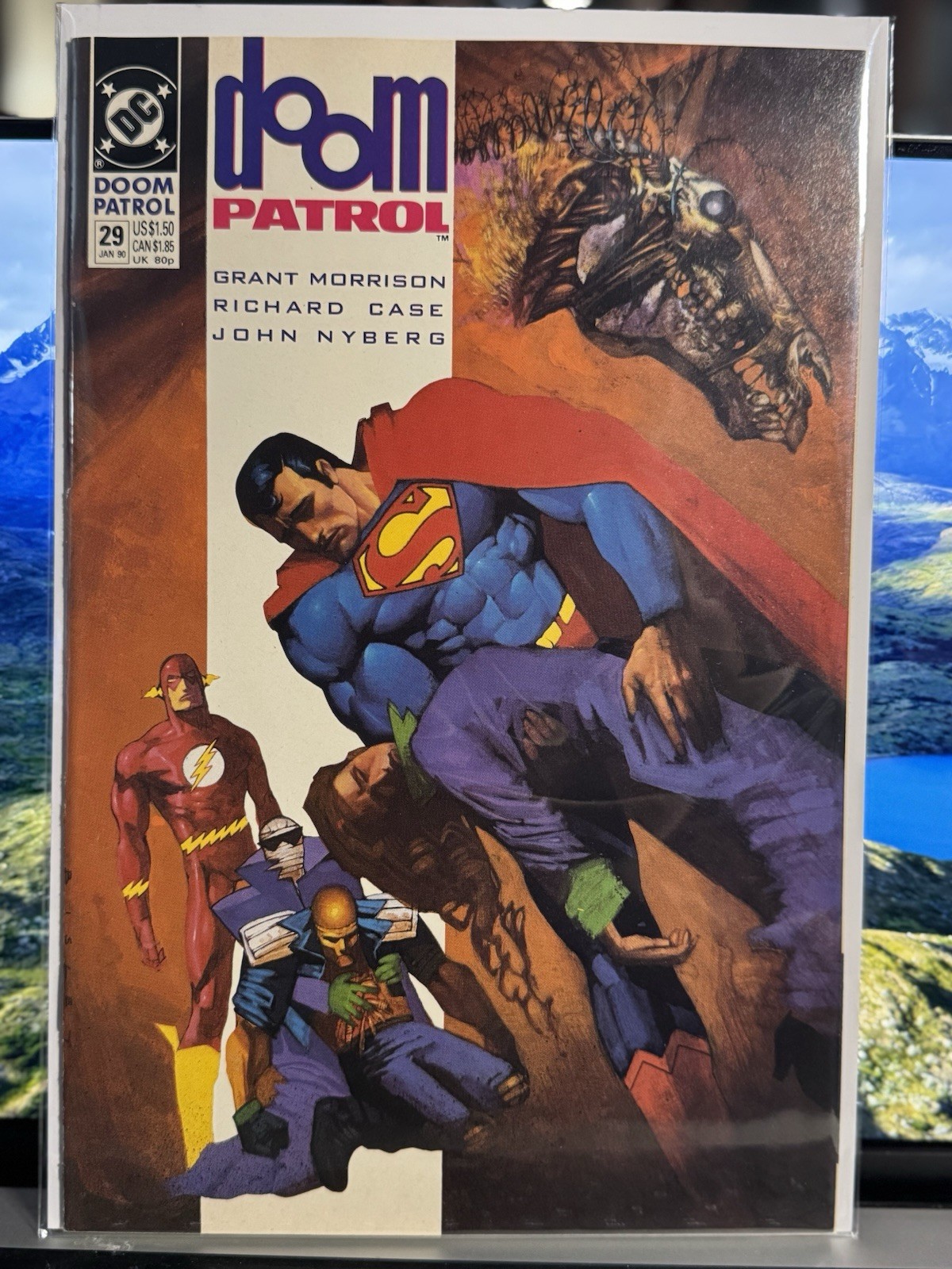 DOOM PATROL #29 • JAN 1990 • SUPERMAN • JUSTICE LEAGUE • BROTHERHOOD OF DADA •