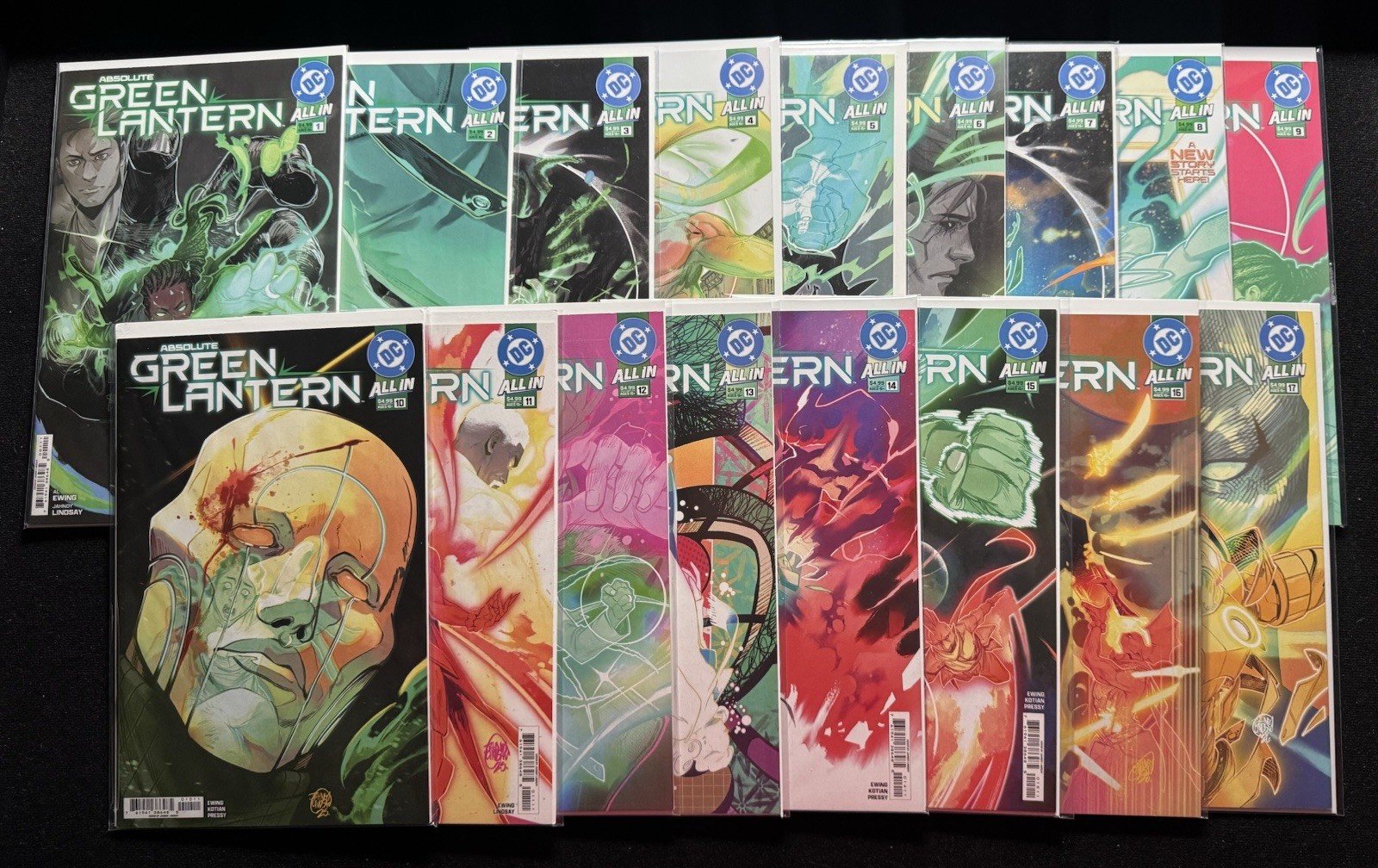 Absolute Green Lantern 1-17 Complete Run ALL 1st Print Main Cover A Set