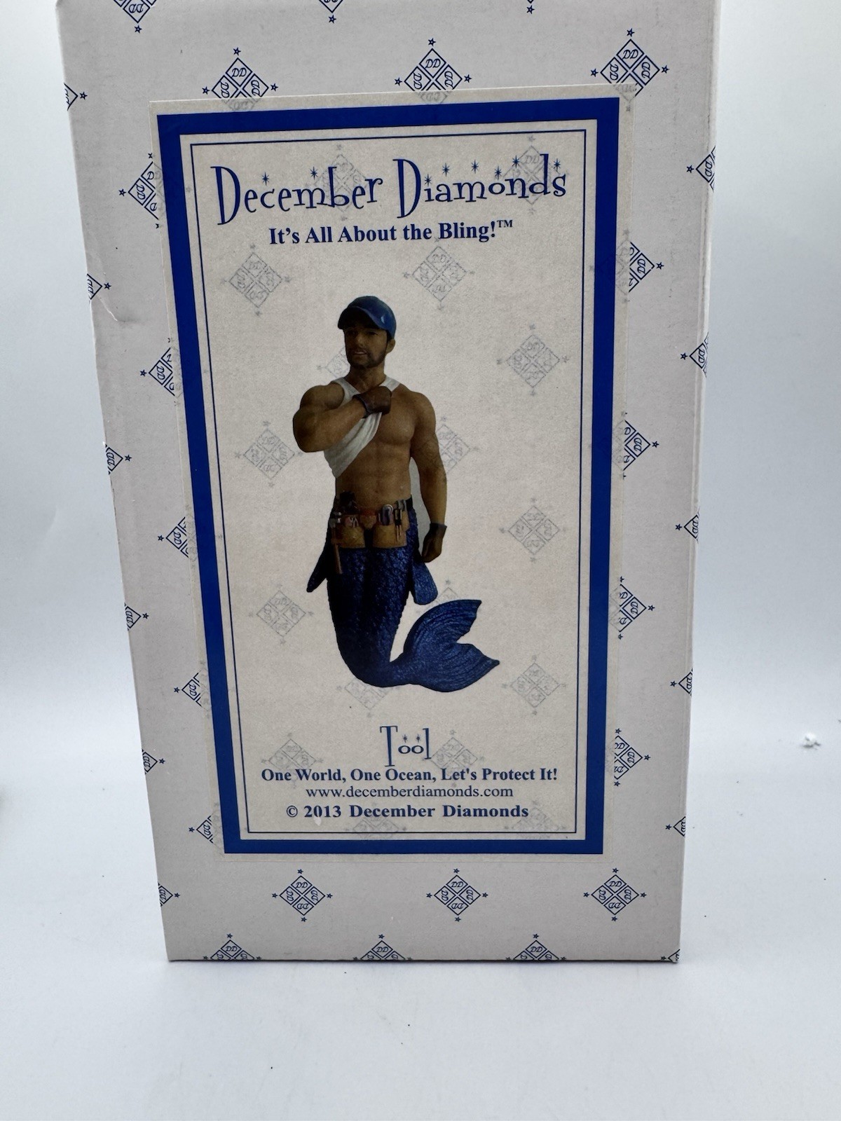 RARE December Diamonds TOOL Handyman Merman Ornament 2013  RETIRED NIB