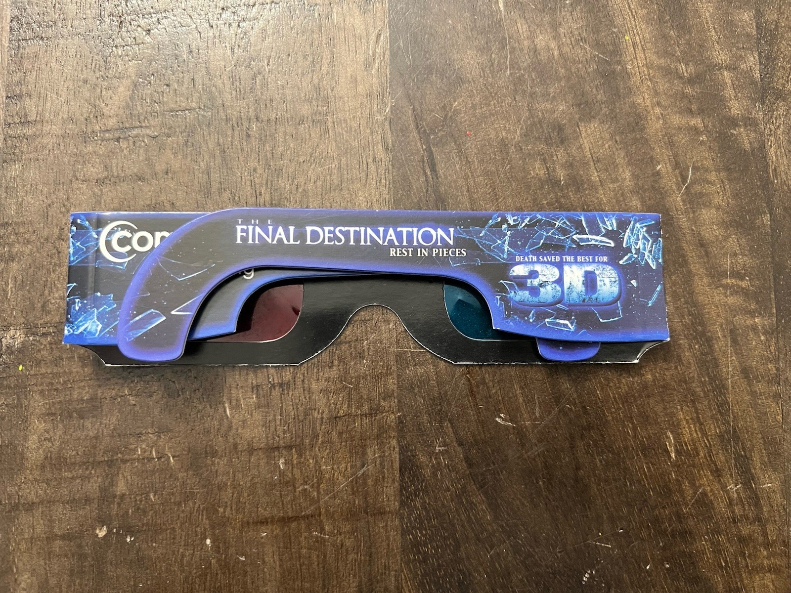 2009 Final Destination Rest In Pieces 3D Glasses