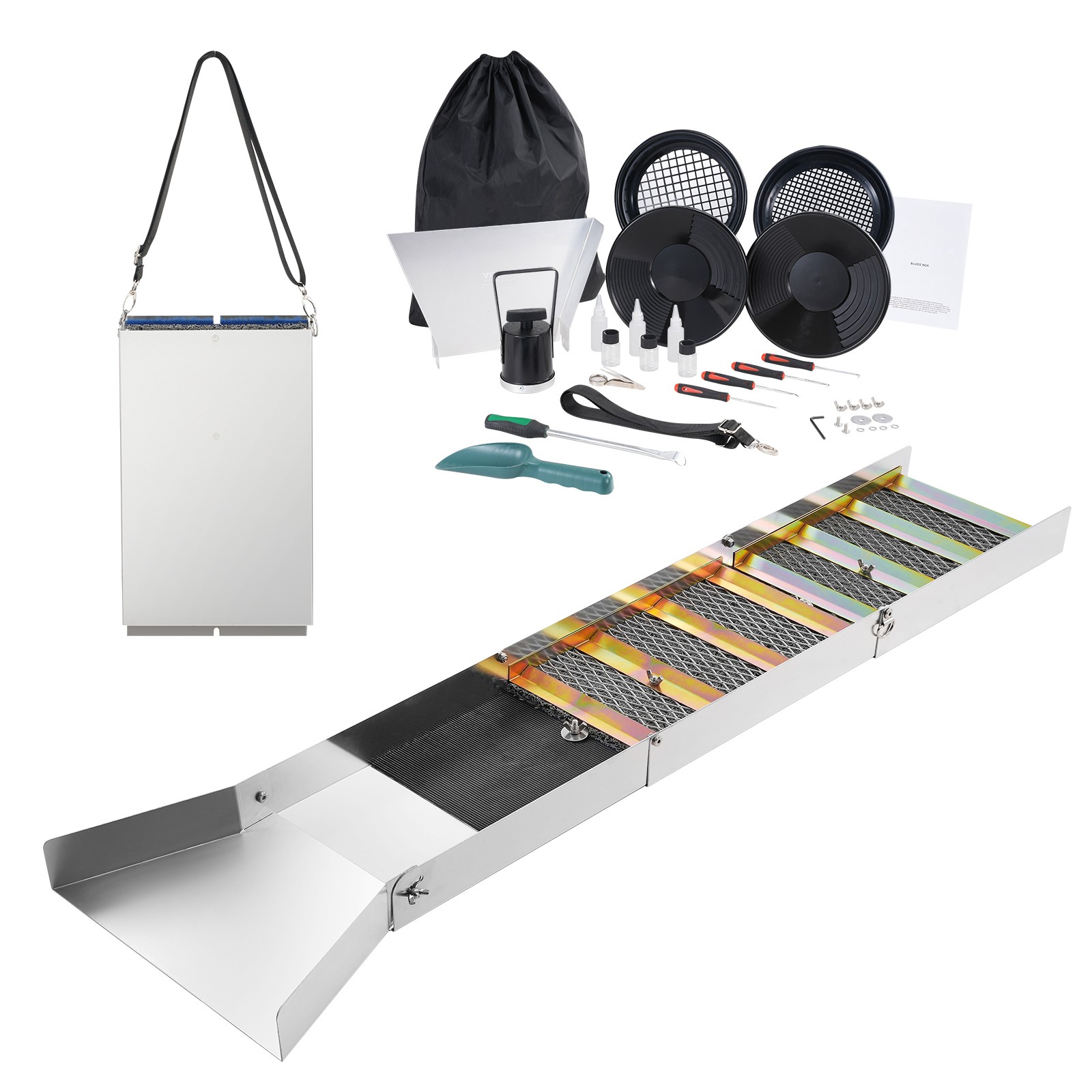 Gold Panning Kit With Sluice Box 50