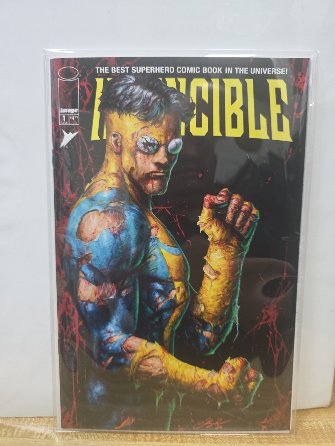 INVINCIBLE #1 POWER STANCE JOHNNY D VIRGIN LTD 1500 MEGACON 2026. NM. 