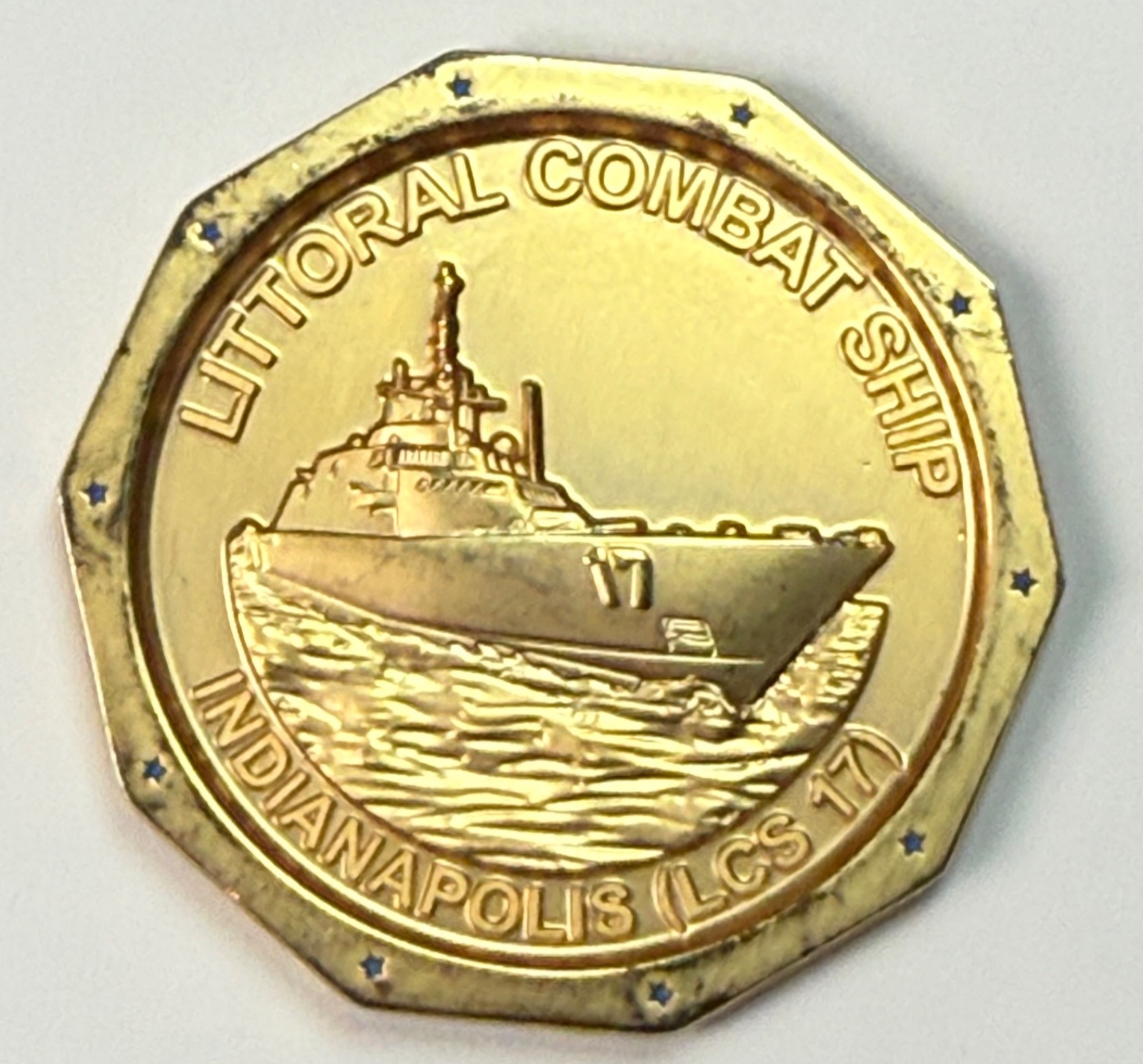 USS Indianapolis (LCS-17) Christening Coin