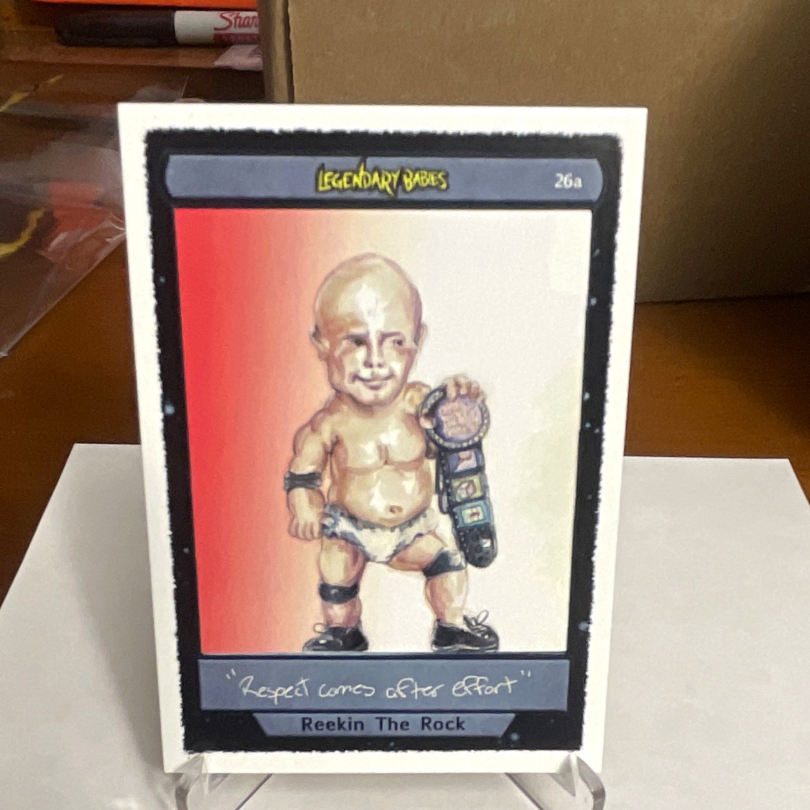 Legendary Babes Reekin The Rock (The Rock) #26a Parody Non-Sport Card