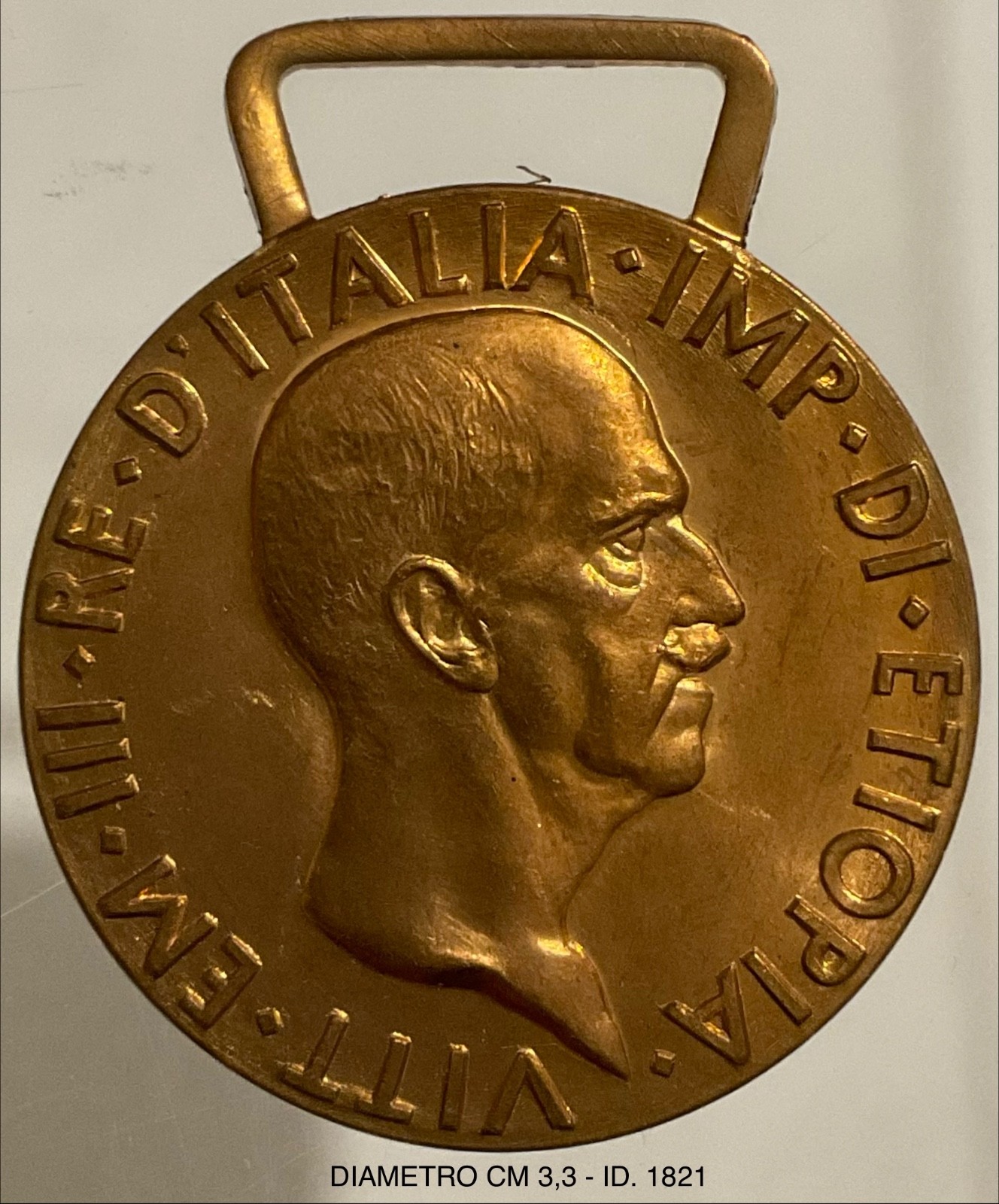 VITTORIO EMANUELE III° RE E IMPERATORE MEDAGLIA ASSOCIAZIONE ARDITI D’ITALIA