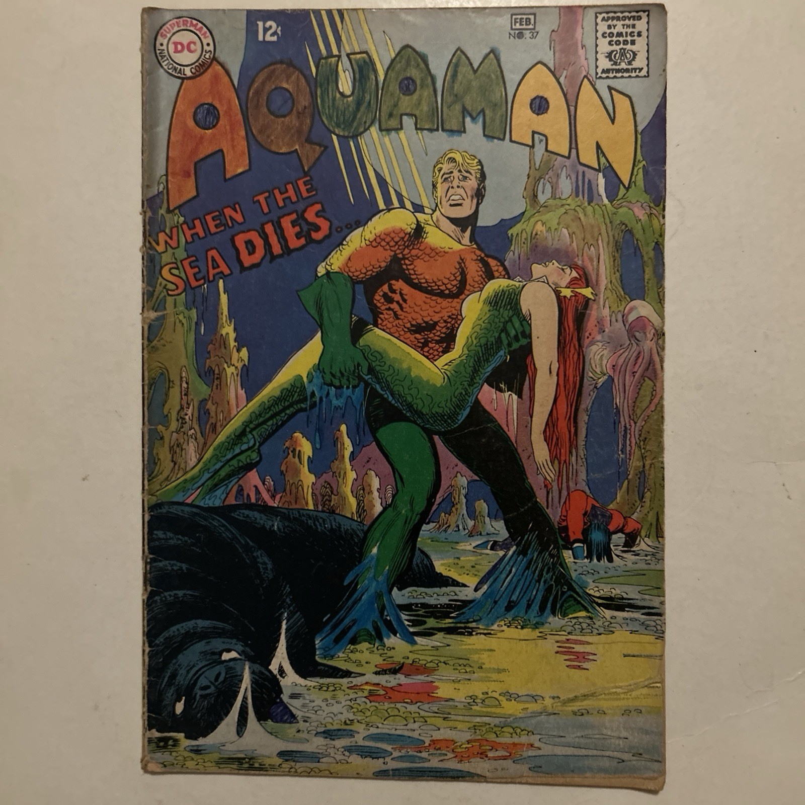Aquaman #37 Cardy Early Ocean Master Mera Aqualad Aquababy 1st Scavenger
