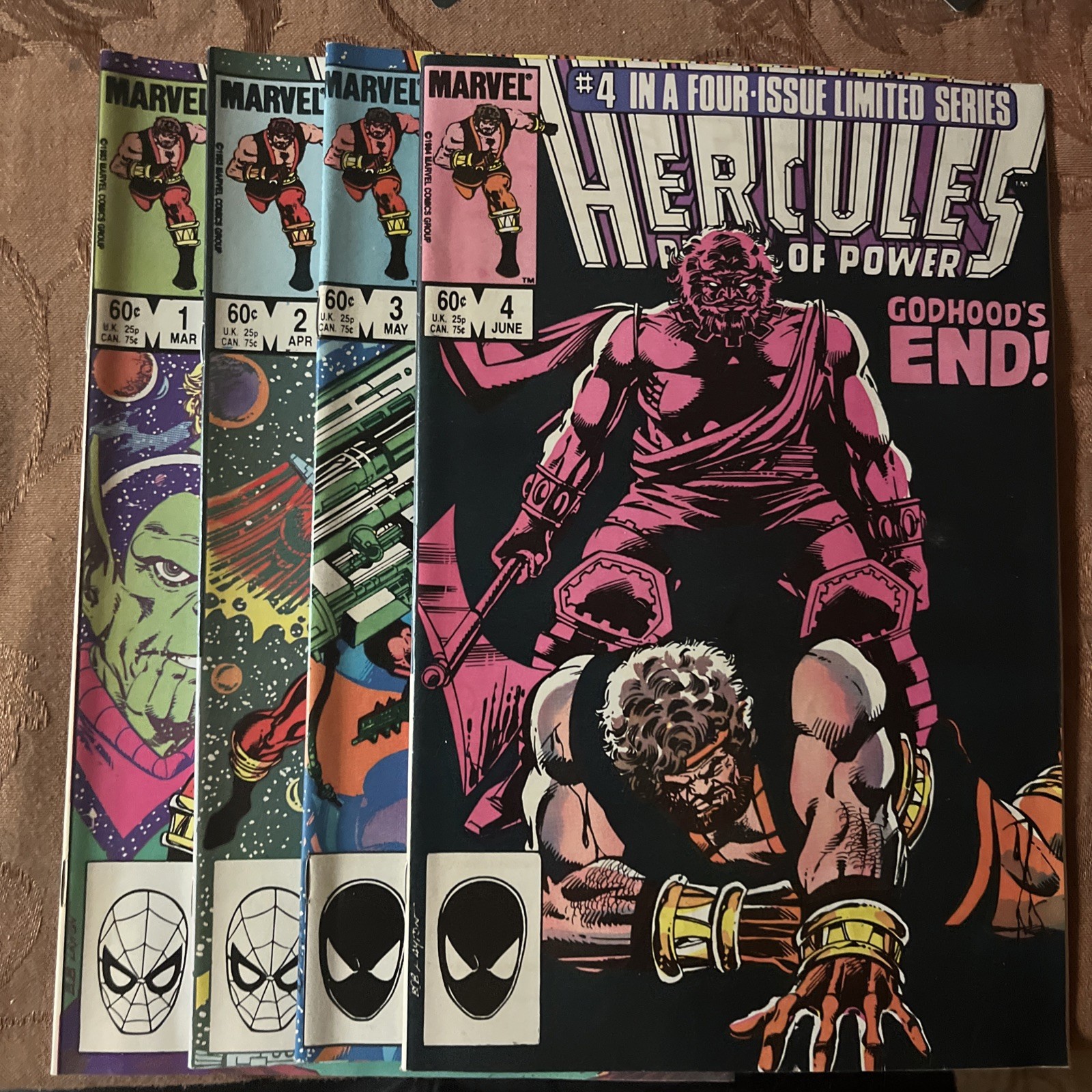 Hercules Prince of Power (1984) #1-4; complete miniseries