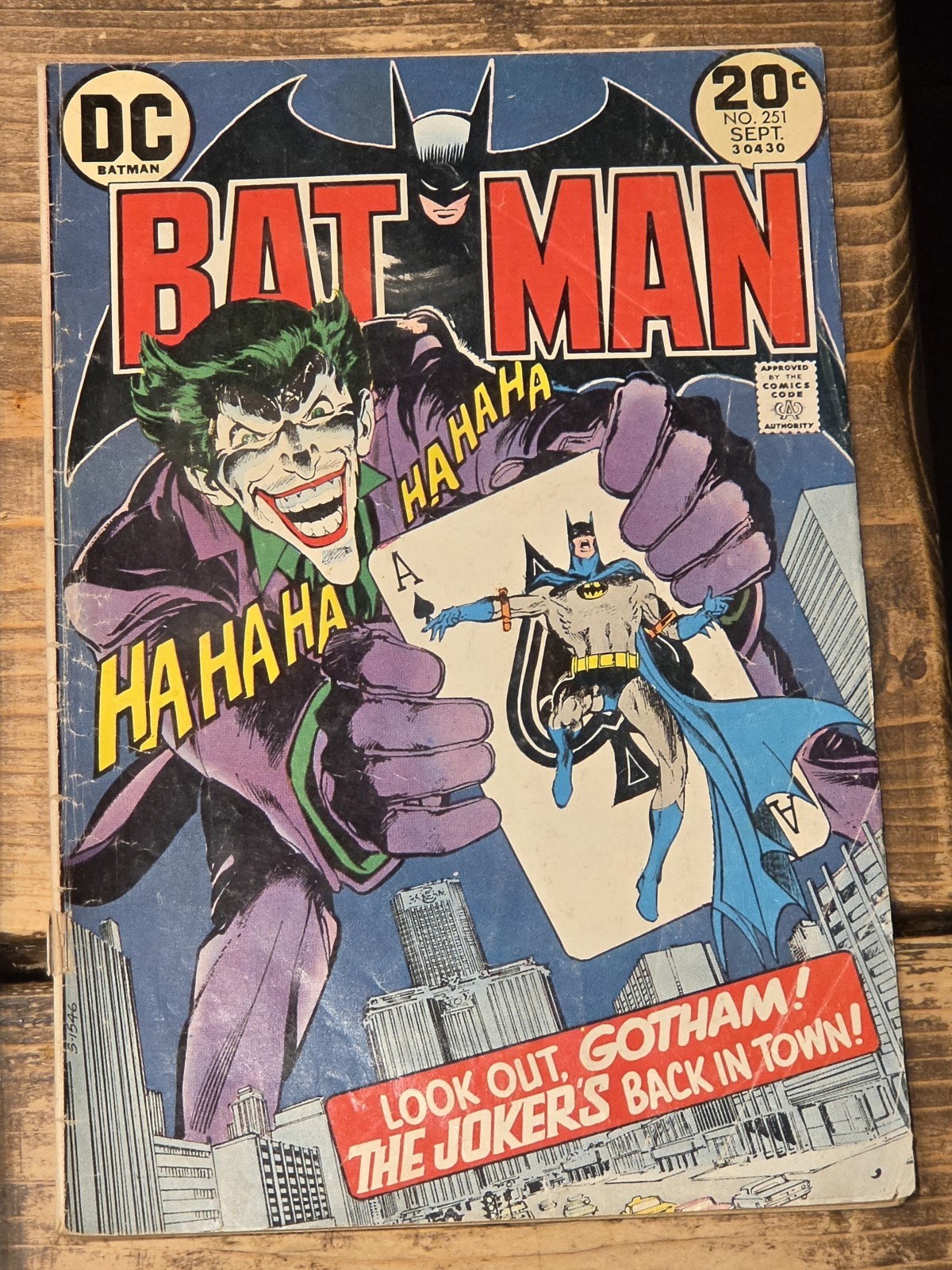 Batman #251 1973 (Iconic Joker Cover)