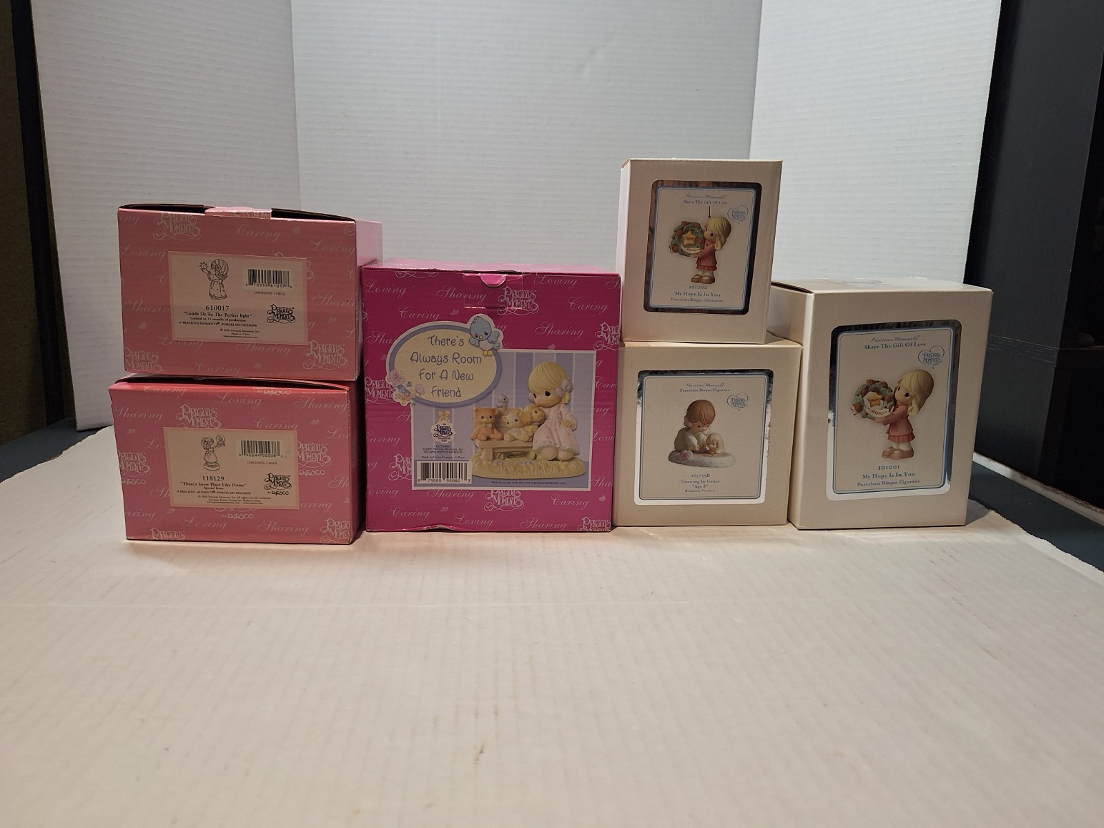 Precious Moments Figurine Lot All With Boxes Large & Small Precious Moments Figurine Lot All With Boxes Large & Small
