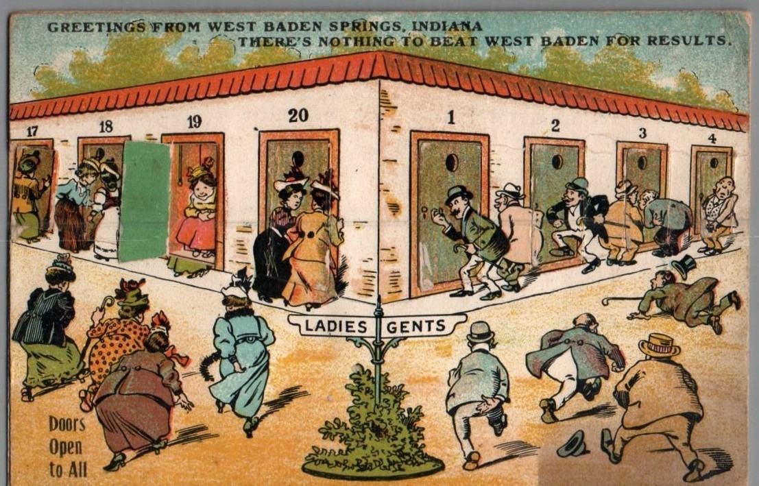C. 1910 West Baden Springs Indiana Folding / Opening Doors 