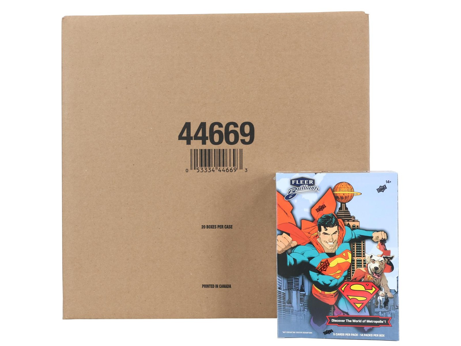 FLEER BRILLIANTS SUPERMAN MEGA 20-BOX CASE (UPPER DECK 2025)
