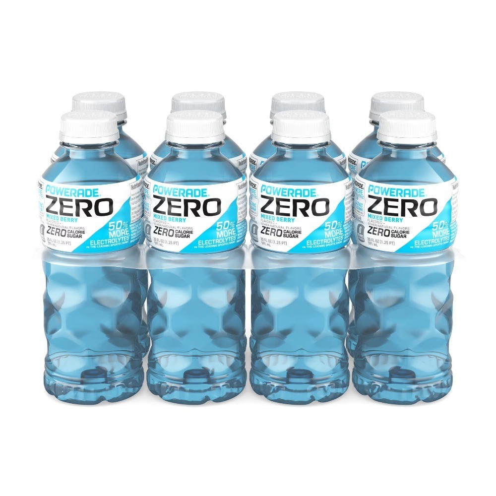 Zero Sugar Mixed Berry Electrolyte Sports Drink Hydration 20 fl oz 8 Pack Zero Sugar Mixed Berry Electrolyte Sports Drink Hydration 20 fl oz 8 Pack
