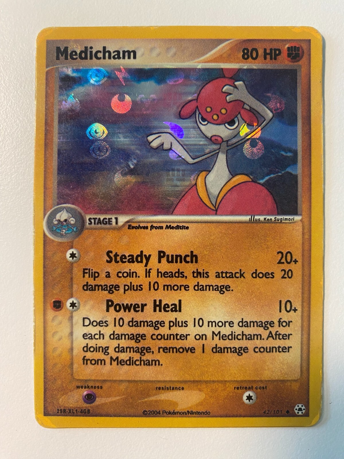 Medicham 42/101 Holo Pokemon Power Keepers TCG LP