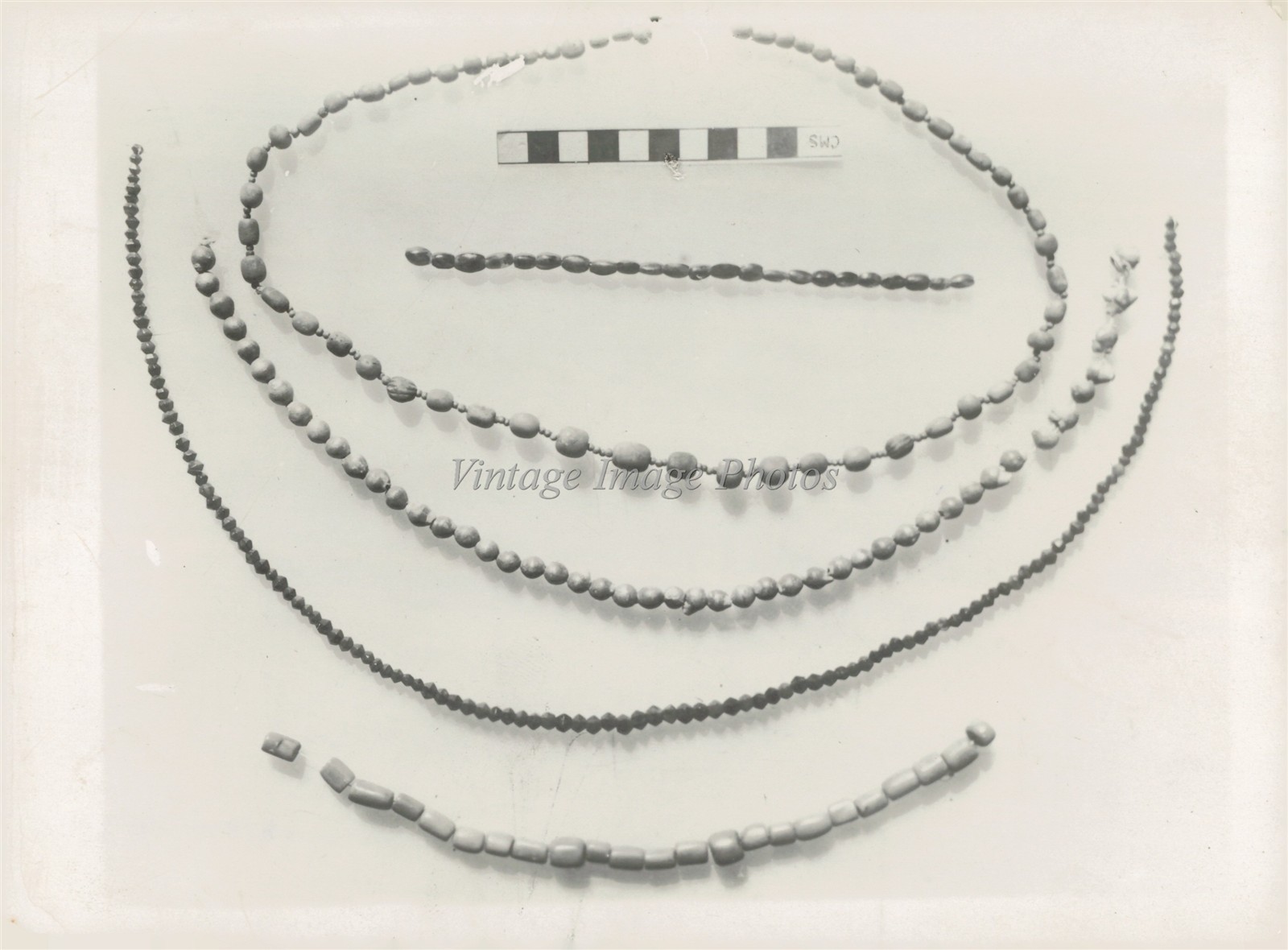 1933 New York City Beads Display Coral Silver Photo 5X7