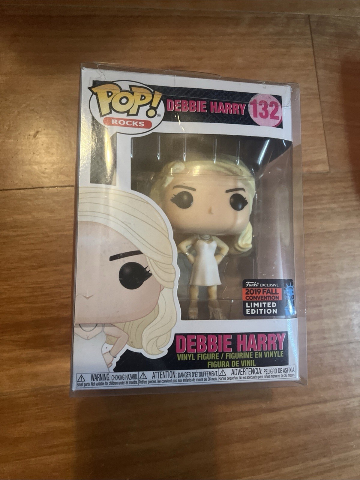 Funko Pop Rocks Debbie Harry Vinyl Figure 2019 Fall Convention Box Damage