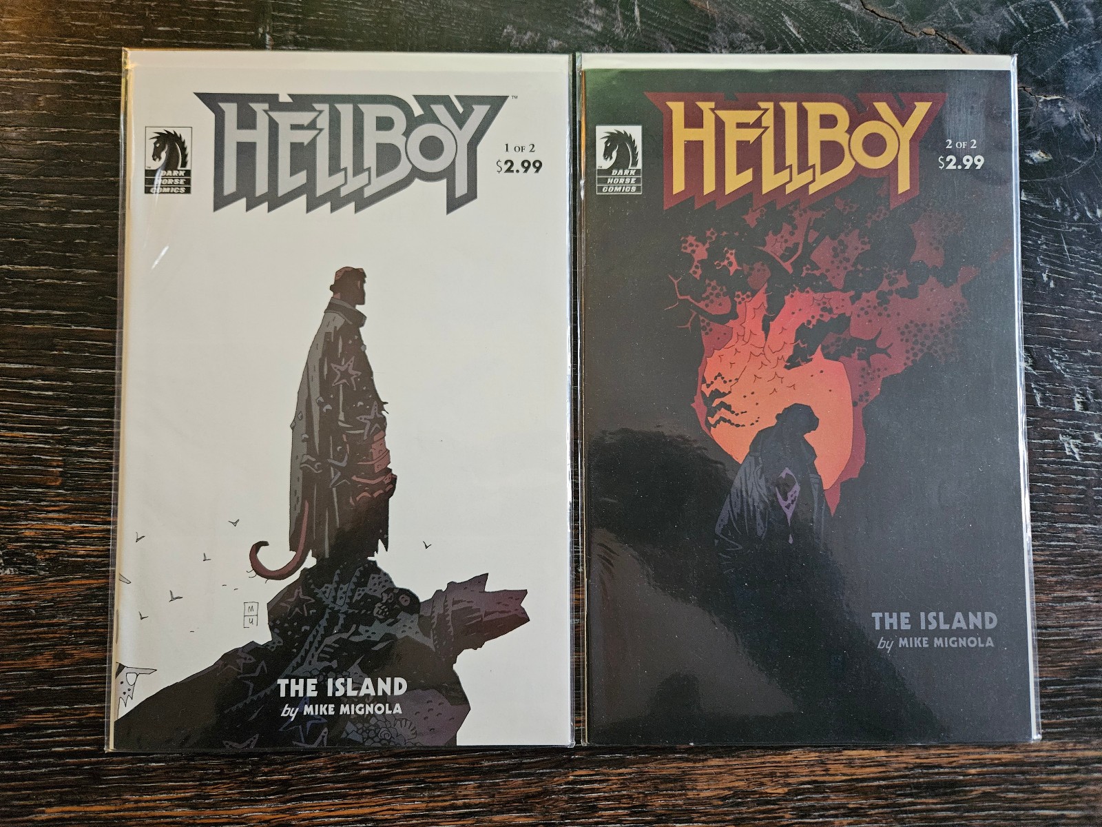 Hellboy The Island #1–2 Complete Set (2005) Dark Horse Mike Mignola Full Run