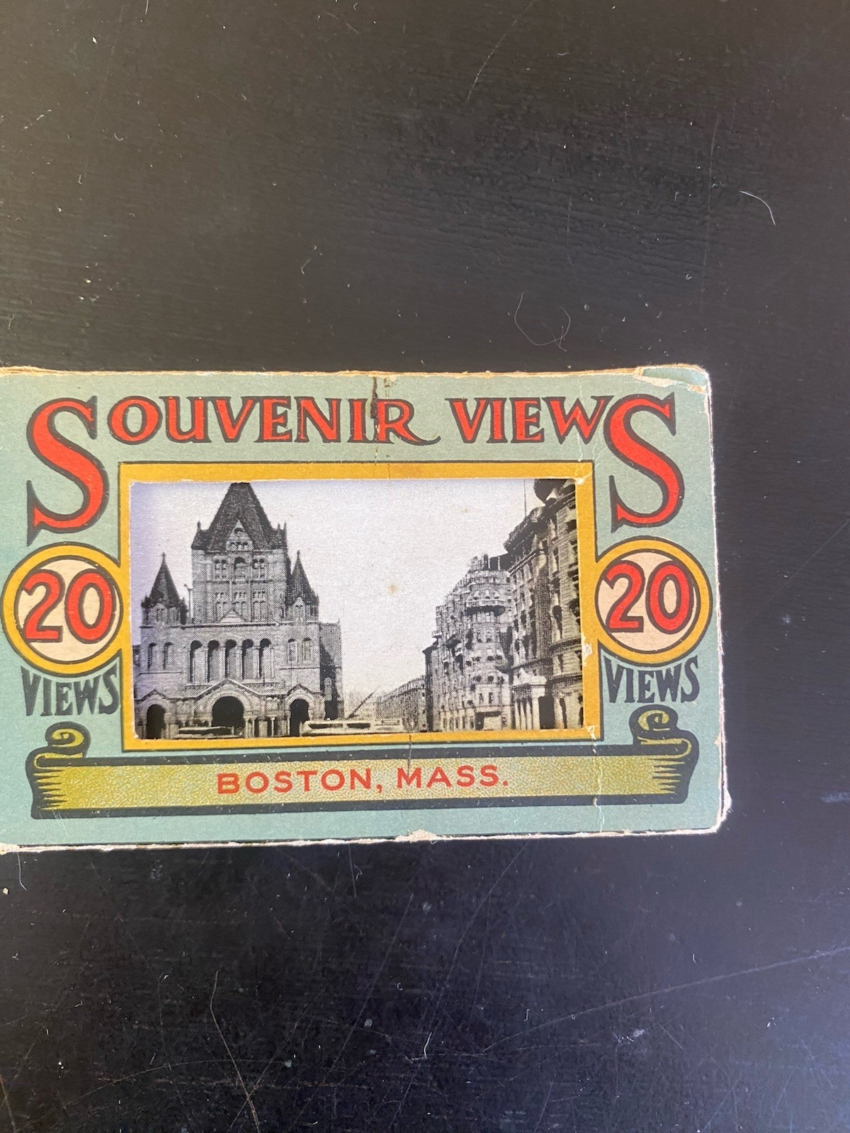 Souvenir Views 20 Boston, Mass. Antique 