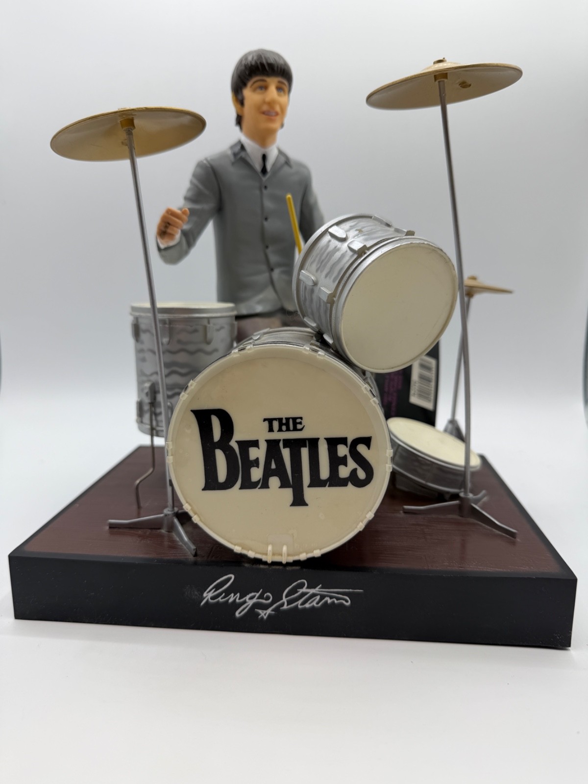 The Beatles, Ringo Starr, Vtg, 1991, Hamilton Figures, w/Drums & Stand, Tag, SEE