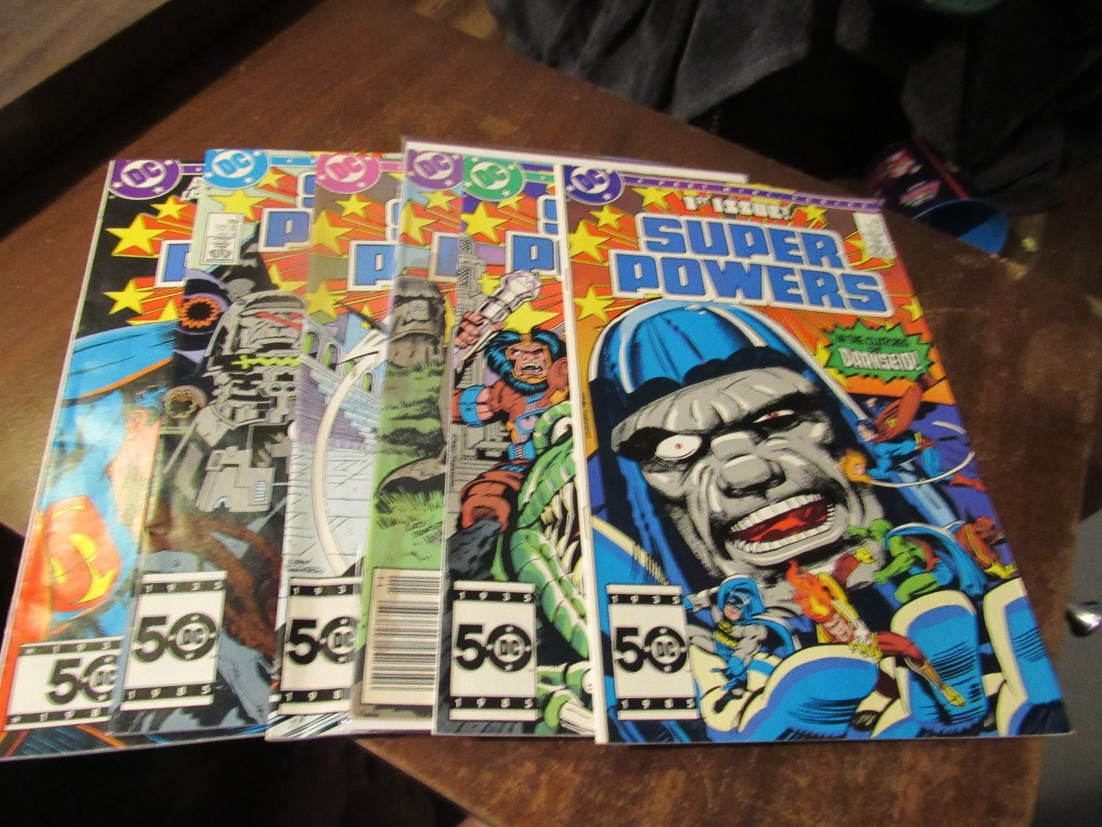 Super Powers #1 2 3 4 5 6 DC 1985 Complete Comic Book Set 1-6 Complete
