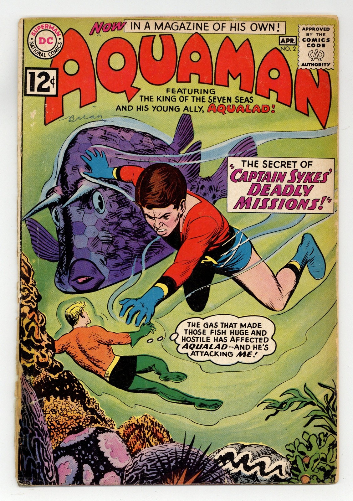 Aquaman #2 FR 1.0 1962