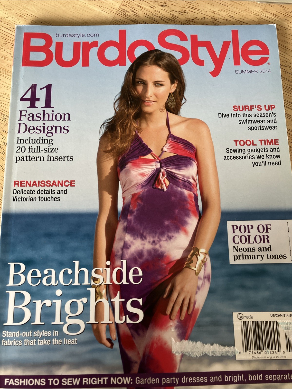 BURDA Style Magazine Summer 2014 Swimwear Sportswear 41 Fashions Patterns Intact BURDA Style Magazine Summer 2014 Swimwear Sportswear 41 Fashions Patterns Intact
