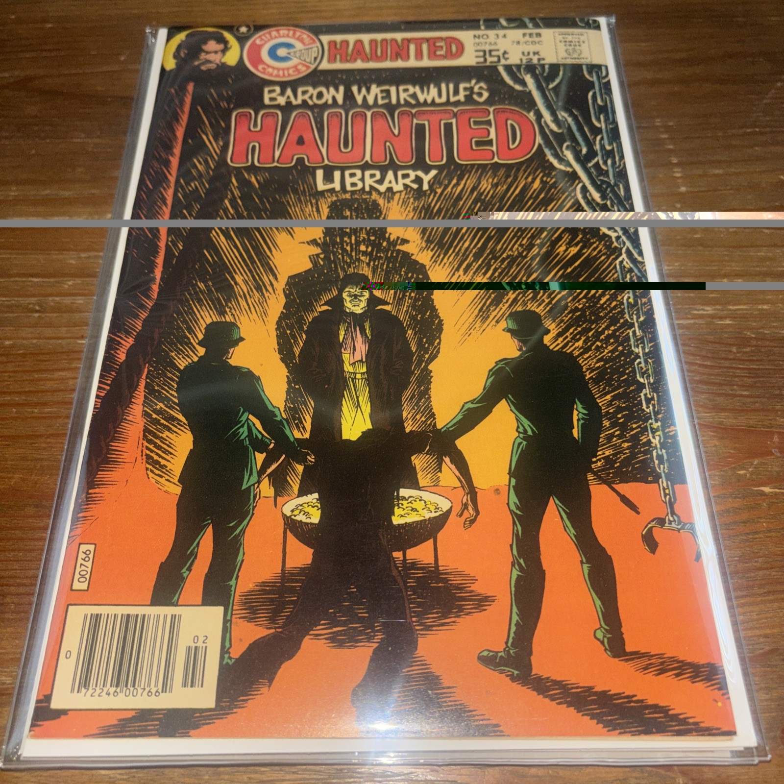 1978 Charlton Comics Baron Weirwulf's Haunted Library #34 - high grade