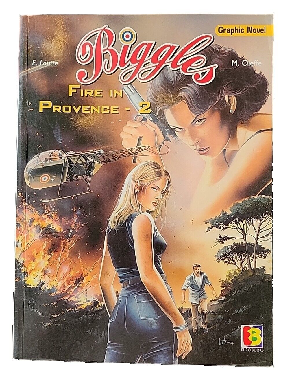 Biggles***Very Rare***Graphic Novel: Fire In Provence 2